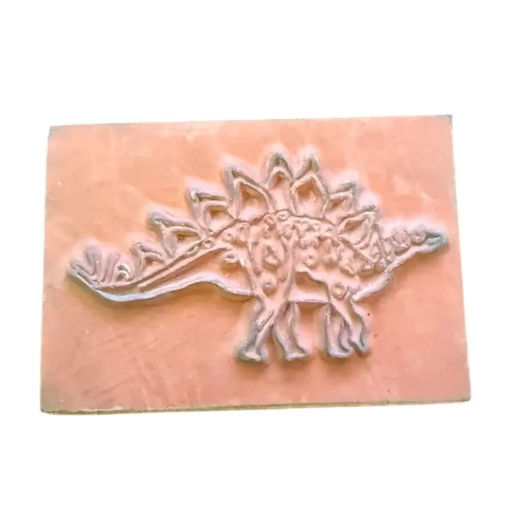 Melissa & Doug Stegosaurus Dinosaur Rubber Stamp